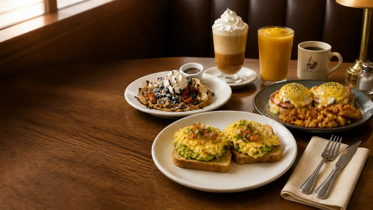 Little Diner breakfast spread